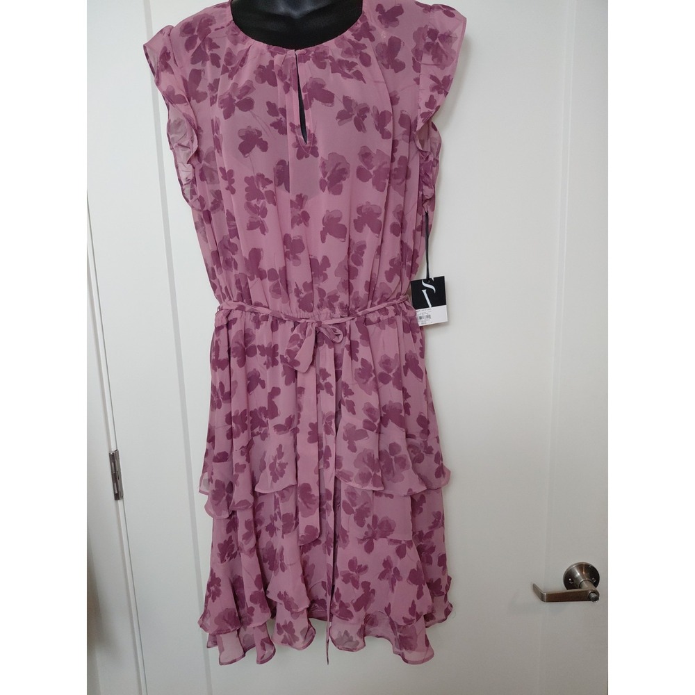 Simply Vera Vera Wang Dress Women's Size XXL  Pink flower NWT Org $68